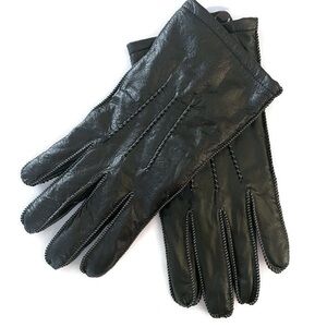 Joe Fresh Gloves Black Leather Gloves, Men’s size L/XL